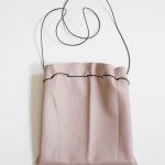 pink lavender drawstring leather bag gigidept
